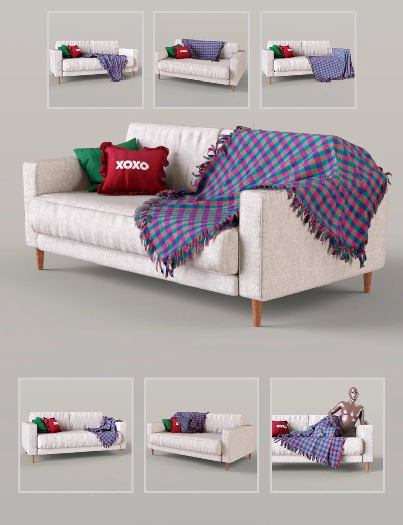 TN Cozy Christmas Sofa
