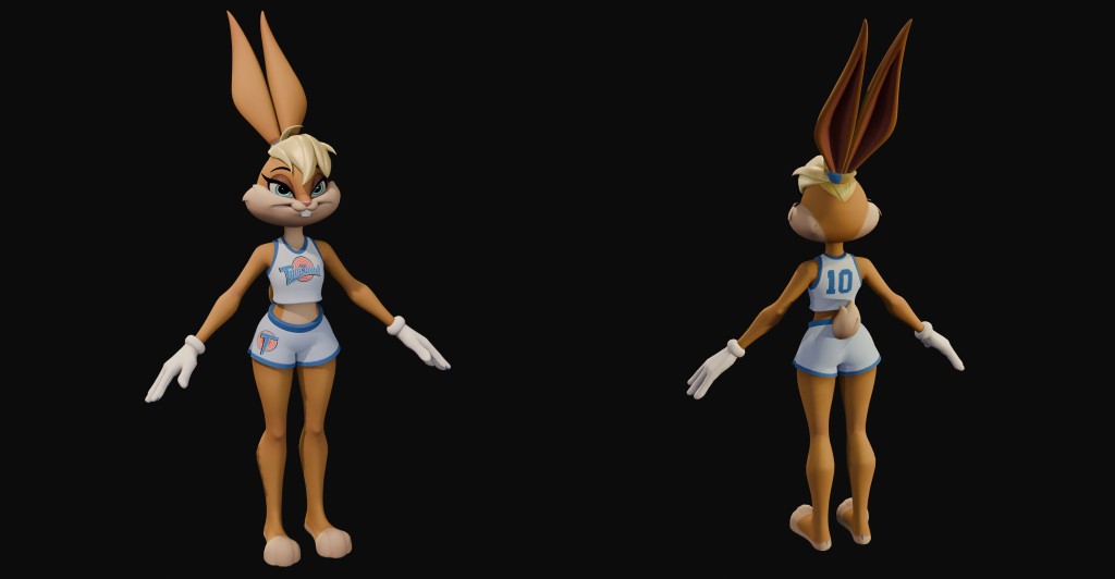 Lola Bunny (Space Jam) Premium for Blender 4.x