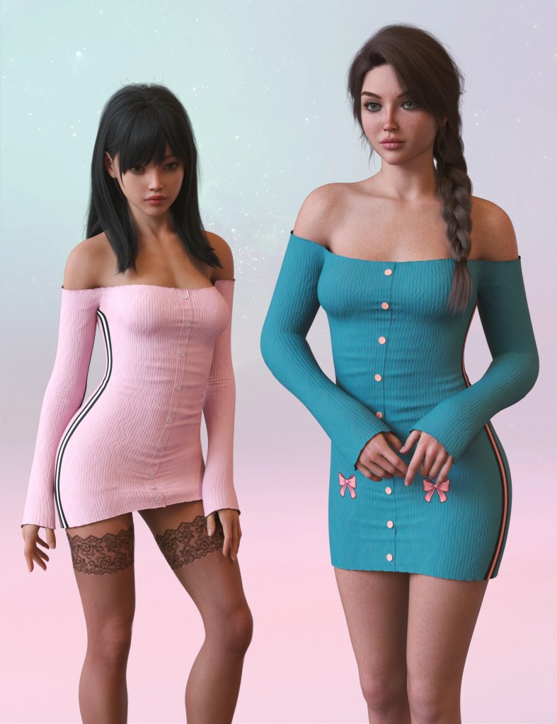 Arietta Dress for Genesis 9