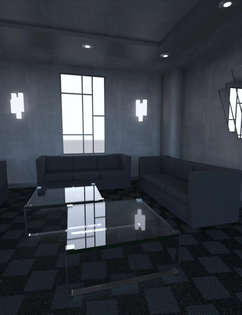 Dystopian Room Interior