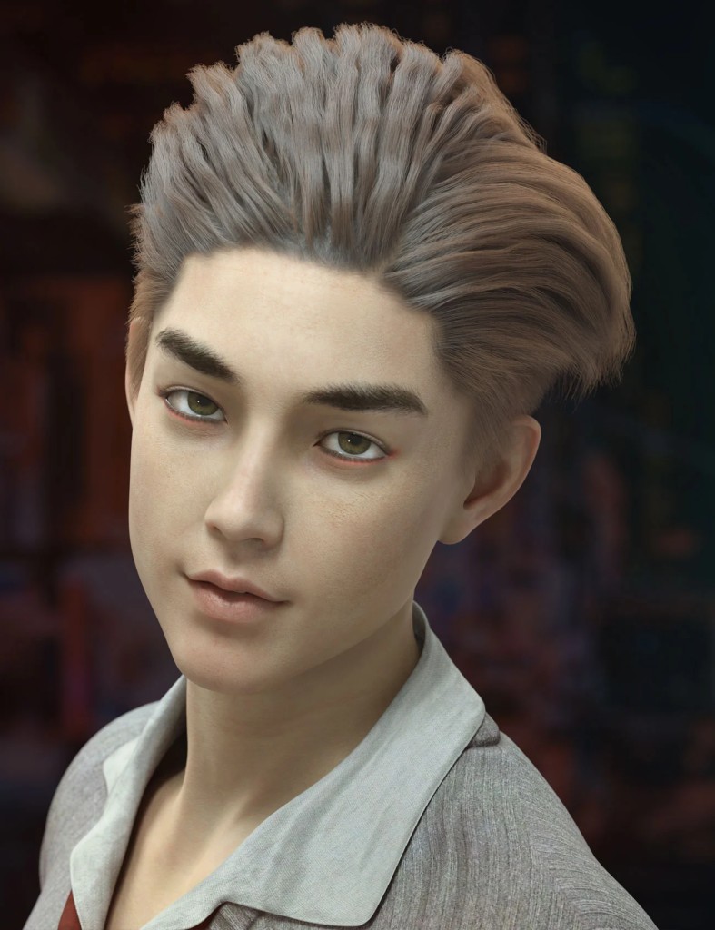 dForce Kimtay Hair for Genesis 8 and 8.1