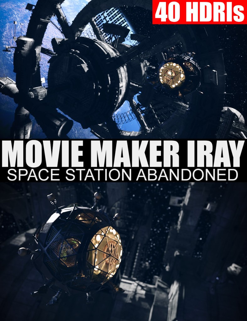 40 HDRIs - Movie Maker Iray - Space Station Abandoned