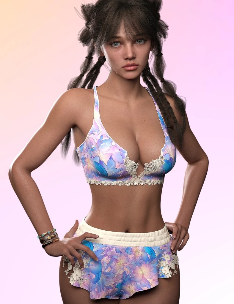 L3D Romance Frankie PJs Texture Add-On