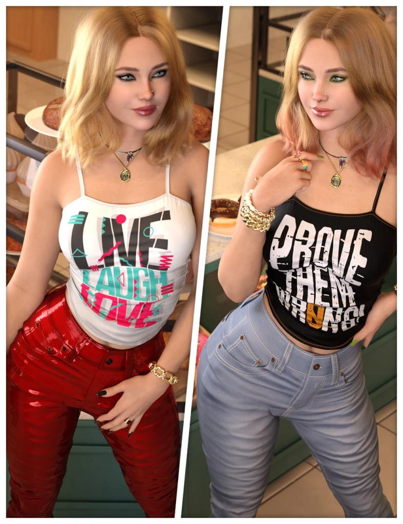 Expanded Textures for dForce SU Fashion Long Jeans