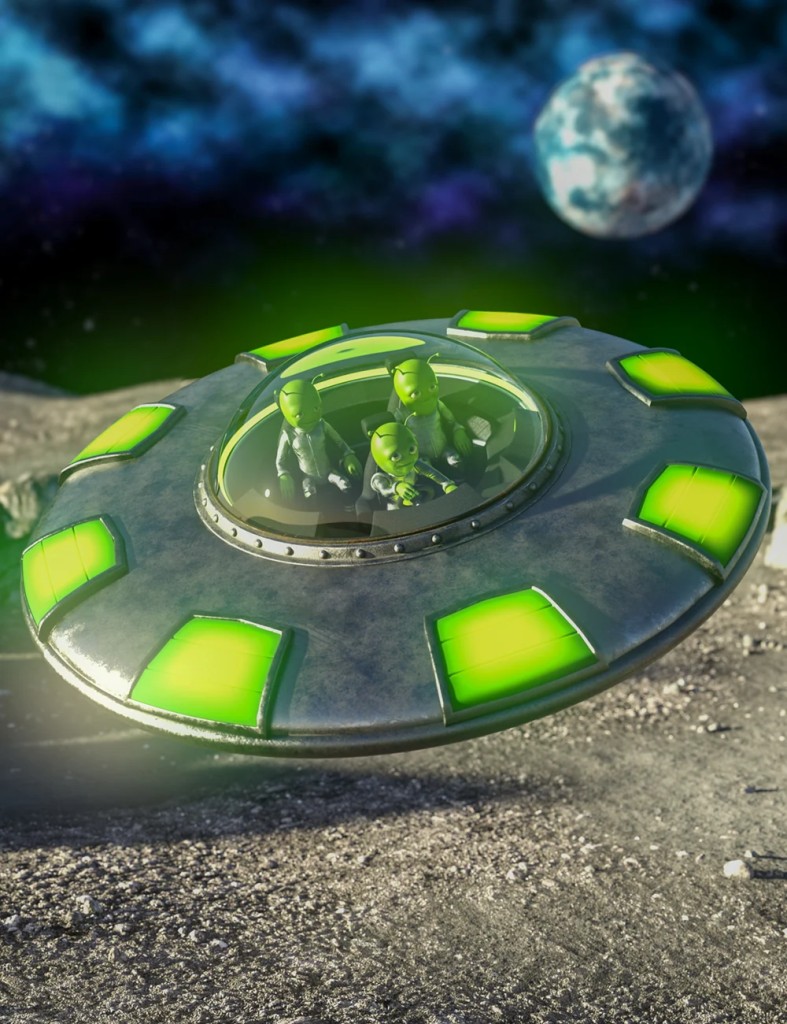 Flying Saucer for Mister Bobble