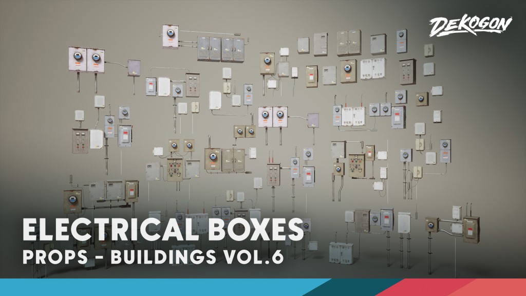 [UE5.1+] Buildings VOL.6 - Electrical Boxes (Nanite and Low Poly)