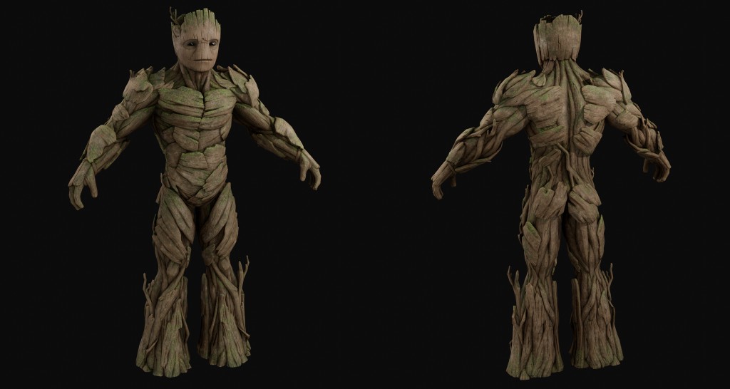 Young Groot Premium for Blender 3-4