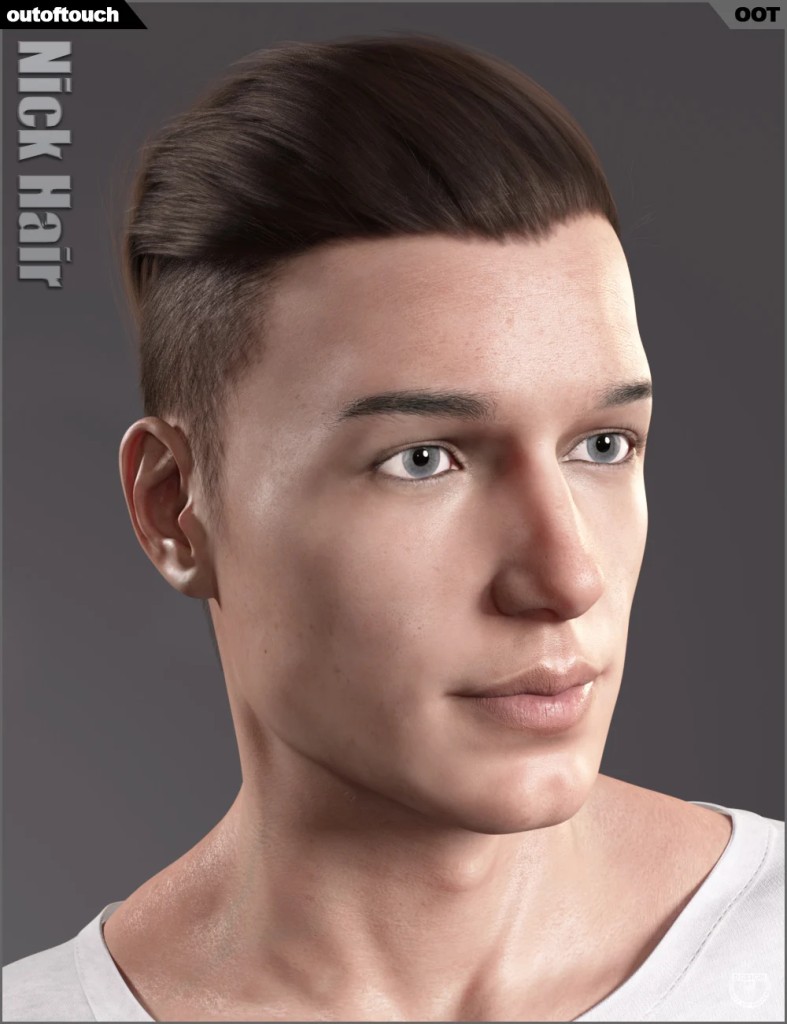 Nick Hair for Genesis 3 and 8