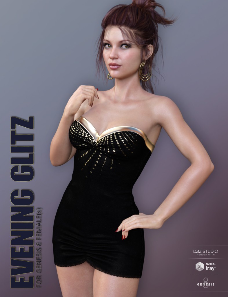 Evening Glitz for Genesis 8 Females