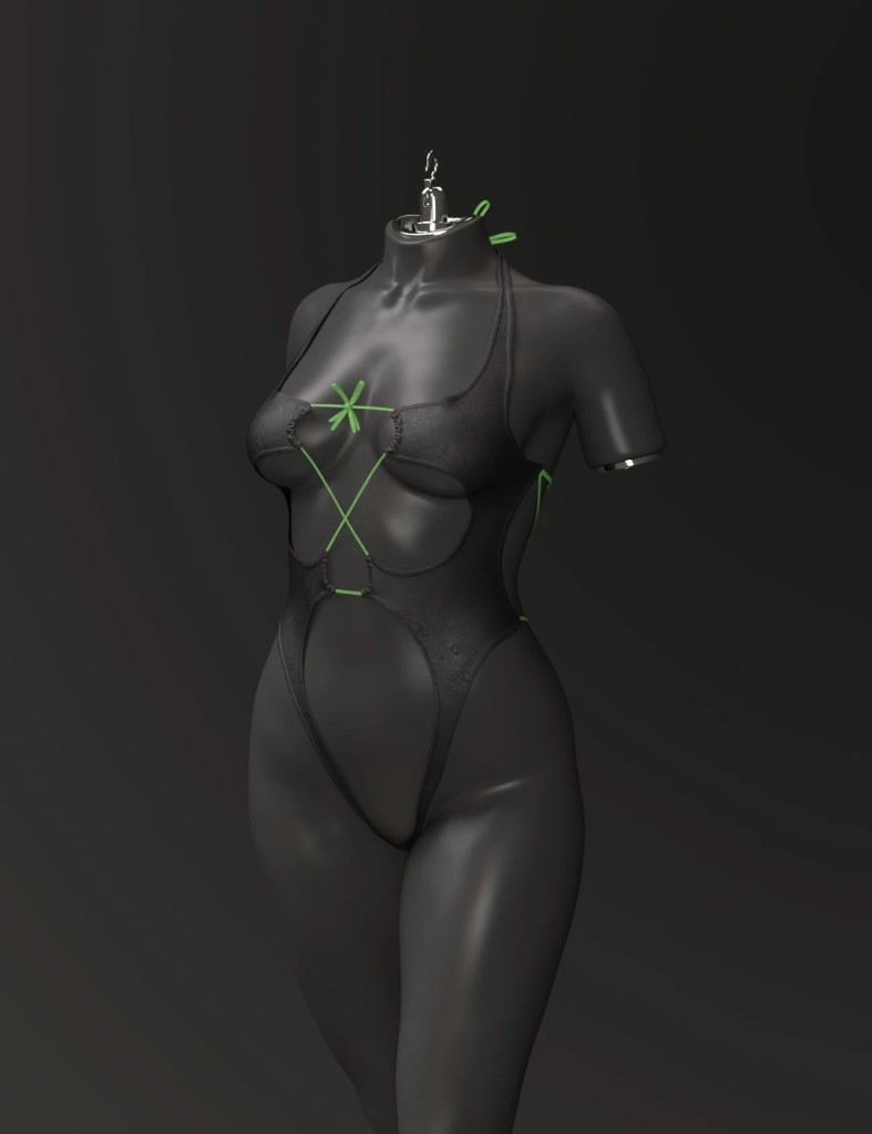 SPR Cut Out Swimwear for Genesis 9