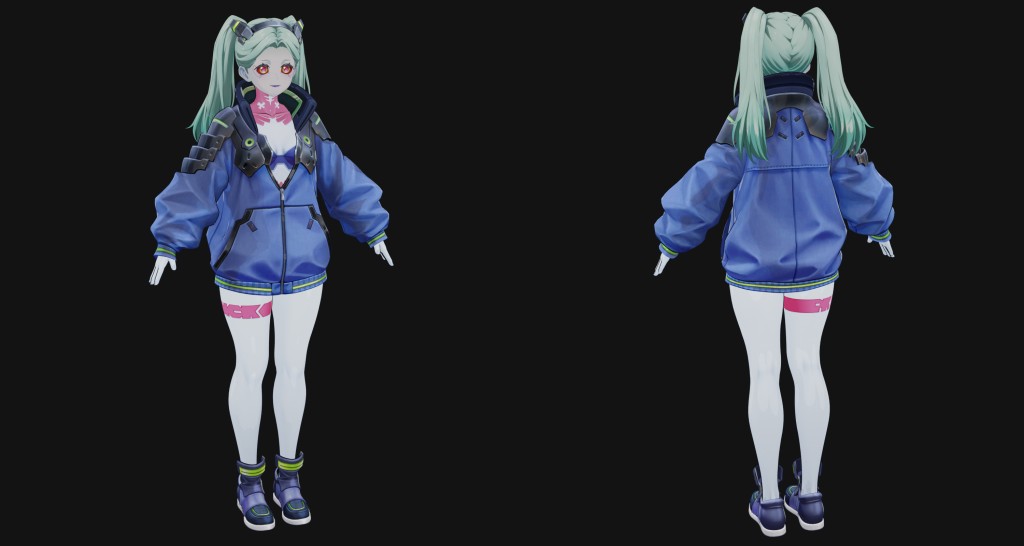 Rebecca Shotgun (WuWa) Premium for Blender 5.x