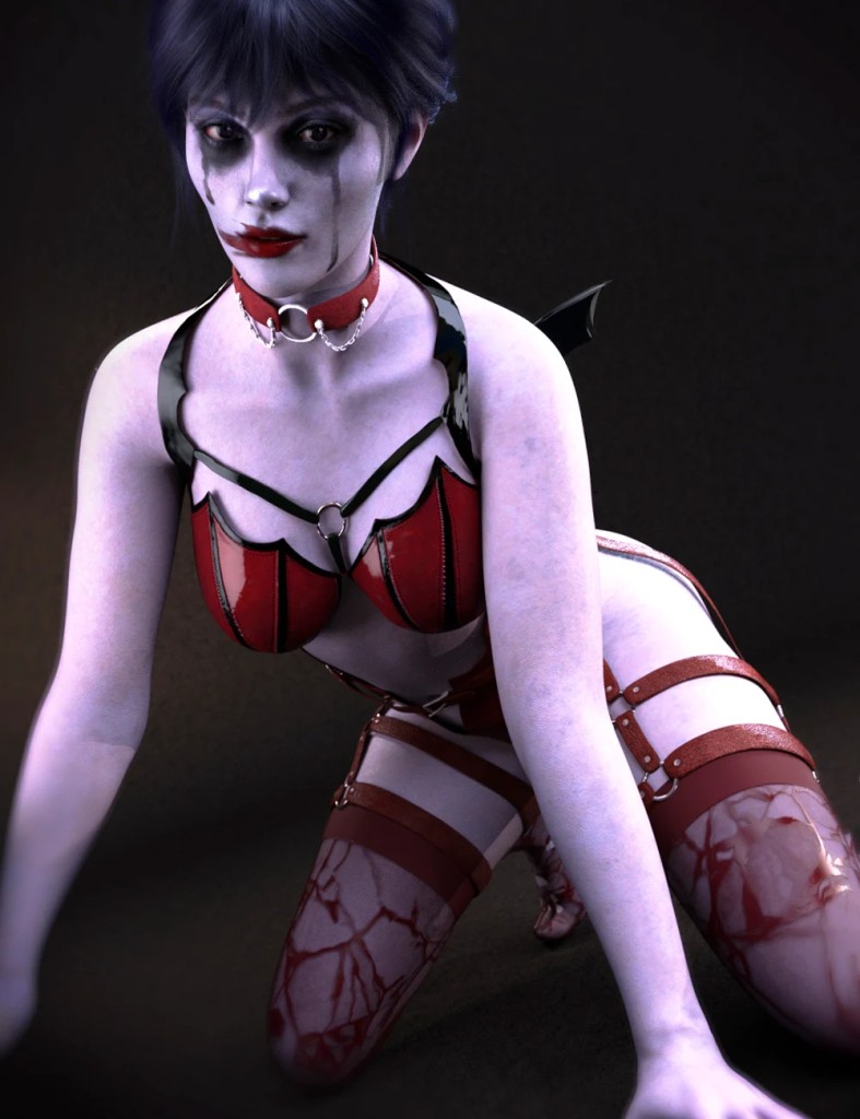 LA Phantom Lingerie for Genesis 9 and 8 Female