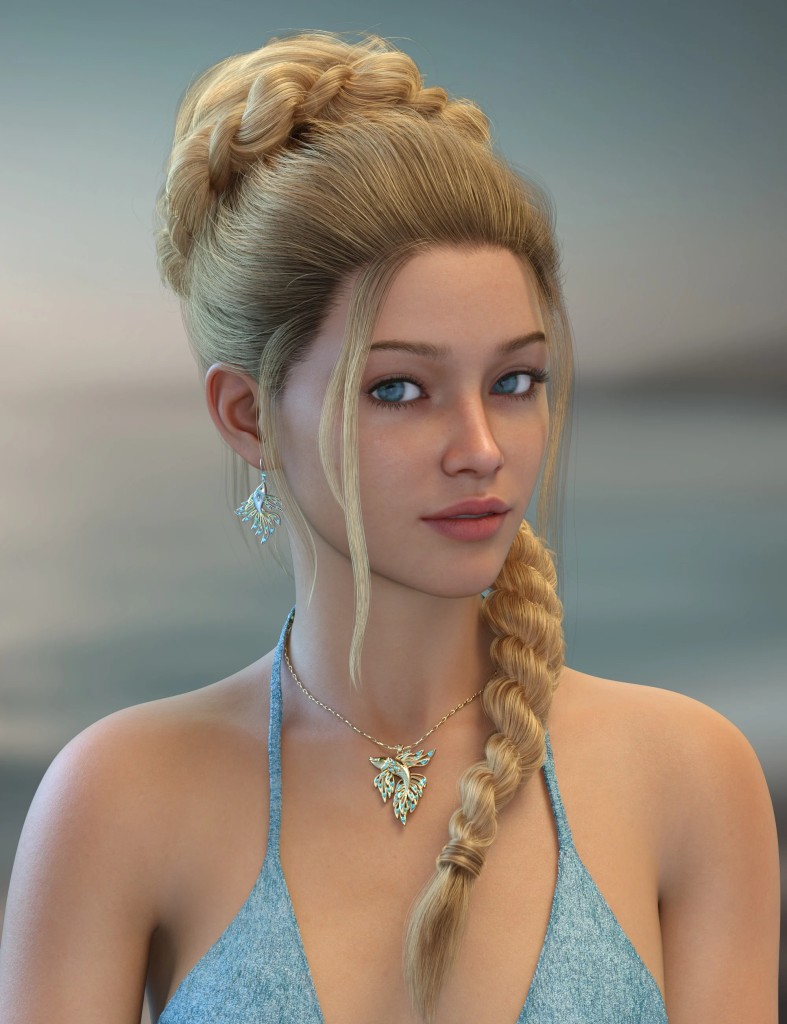 ALO Ione Hair for Genesis 9, 8 and 8.1 Females