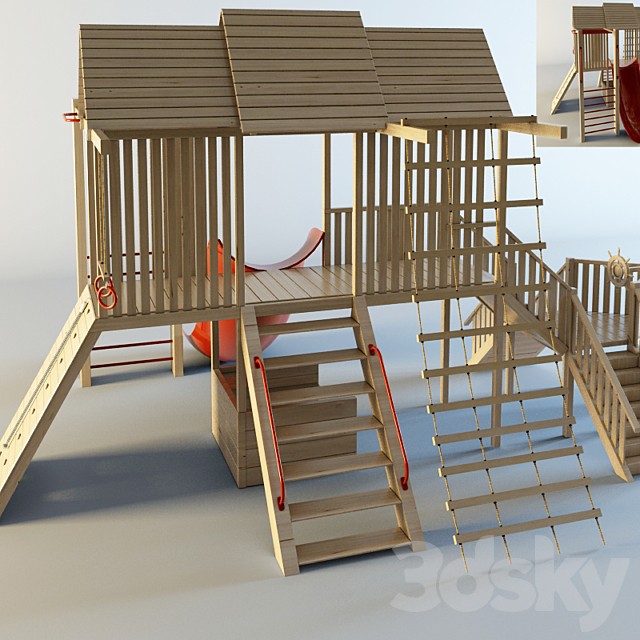 Fragment of a playground