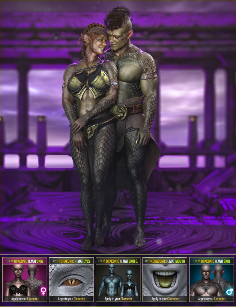 FPE Fantasy HD Skin Draconic for Genesis 9