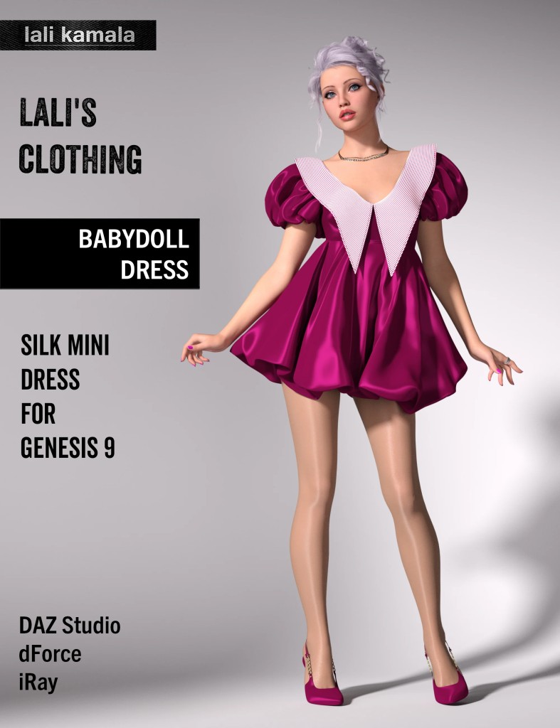 Lali's Babydoll Dress for Genesis 9