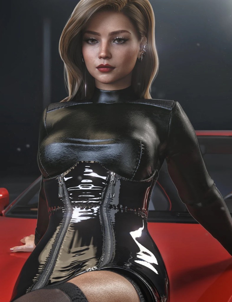 AJC Chic Couture Outfit For Genesis 9