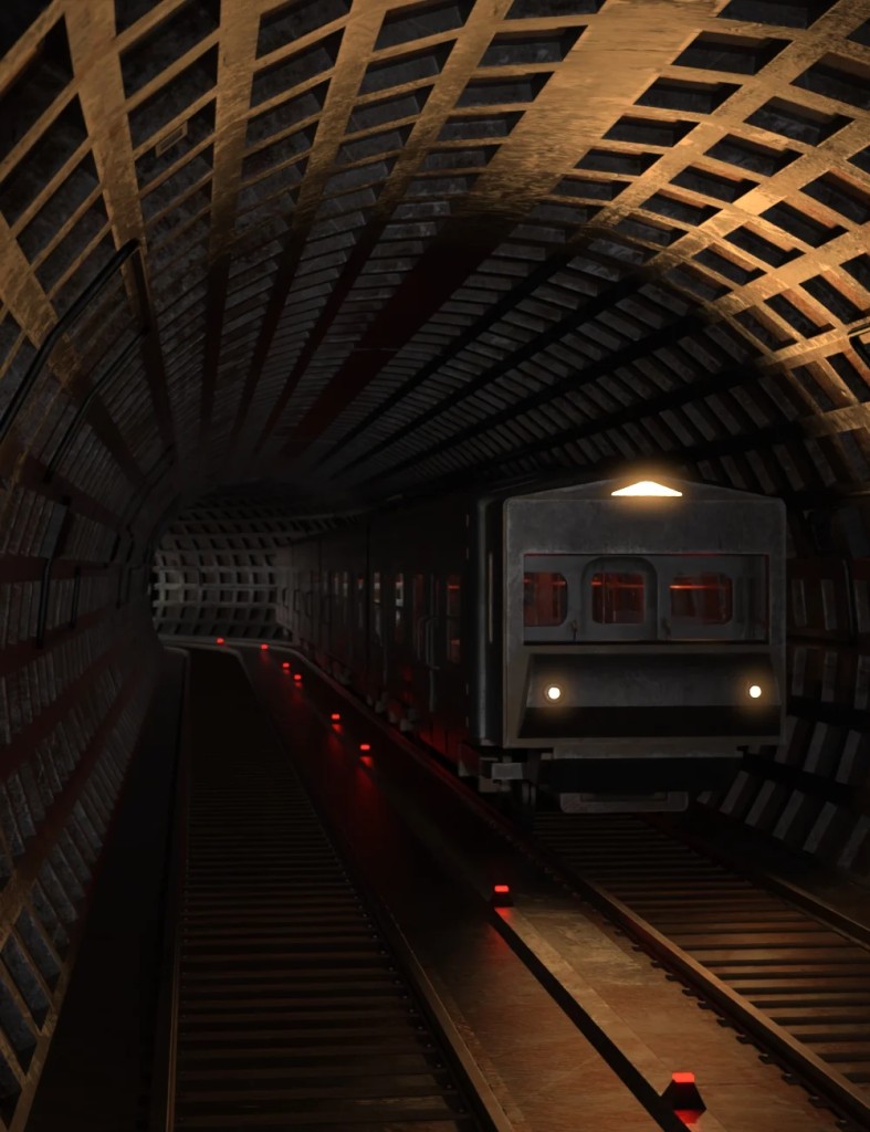 AP Post Apocalyptic Subway Train