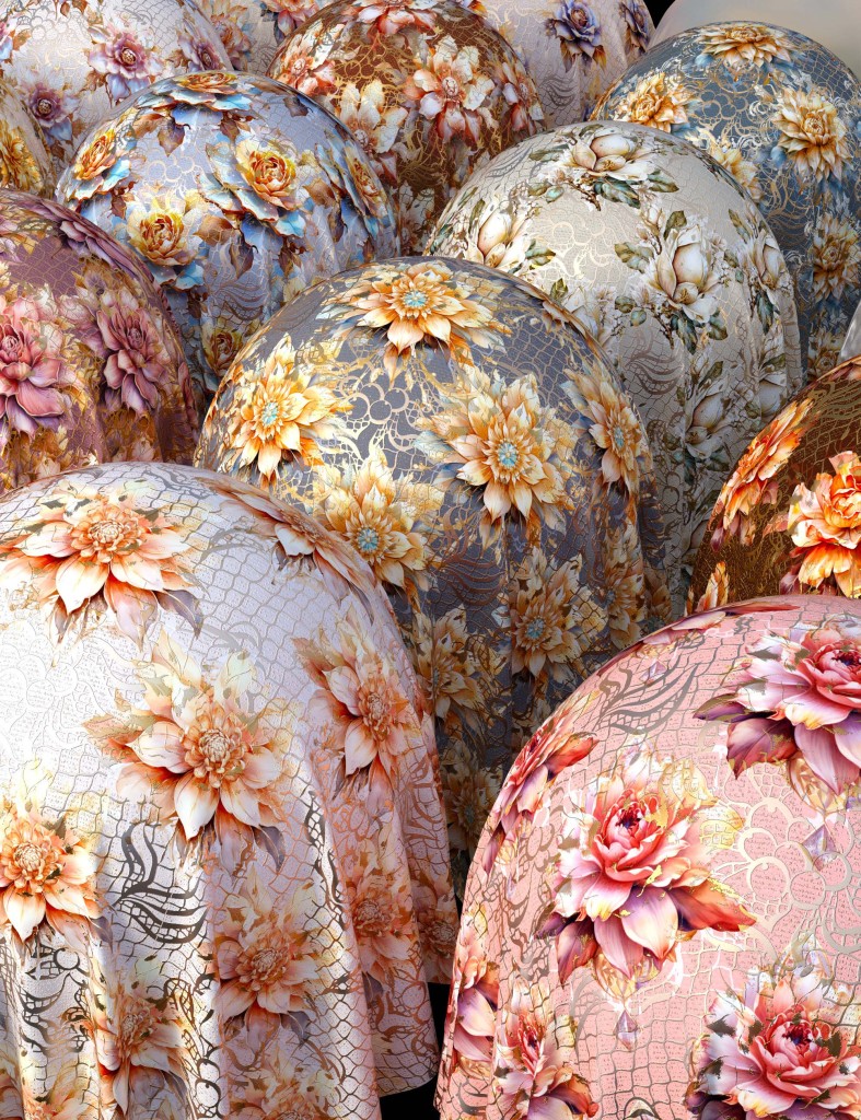 Floral Elegance Fabric Iray Shaders – MR