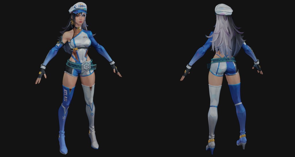 Luna Snow (Sonic Trailblazer) Premium for Blender 5.x
