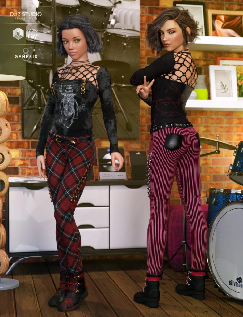 Goth Outfit Textures