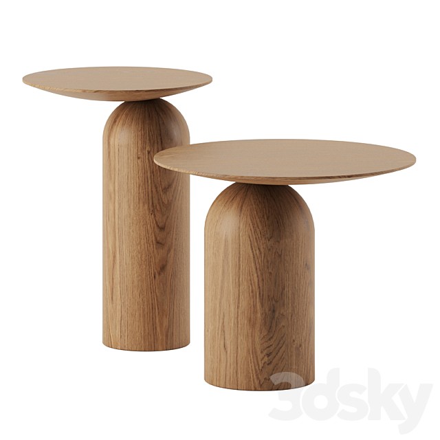 Disco side tables by Basta