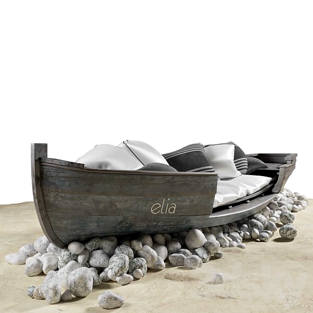 Boat for beach holidays