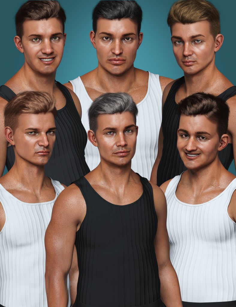 Real Faces and Bodies for Juan Carlos 8