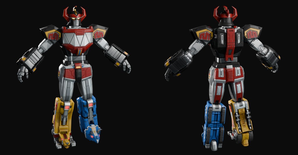 Dino Megazord FN Premium for Blender 4.x
