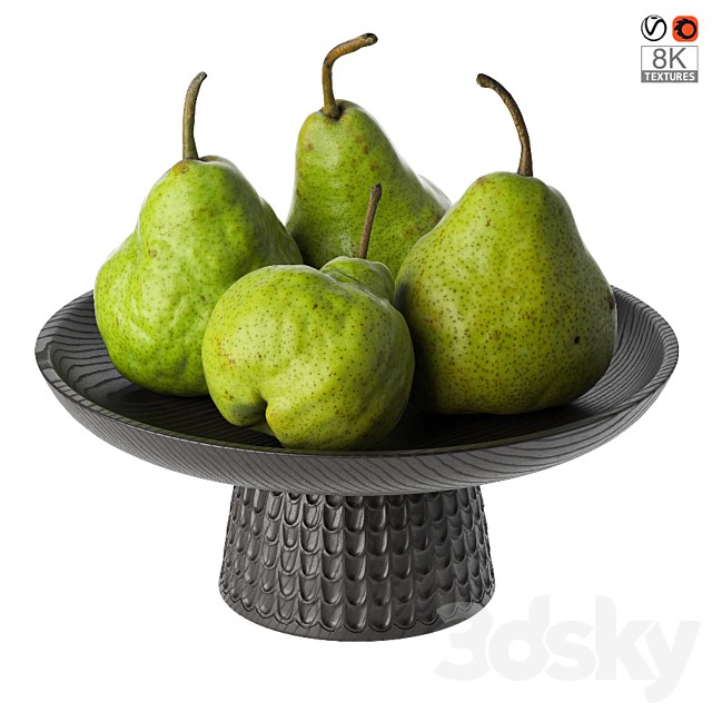 Pears in a bowl