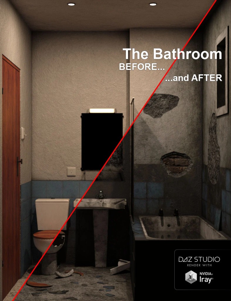 The Bathroom, BEFORE and AFTER