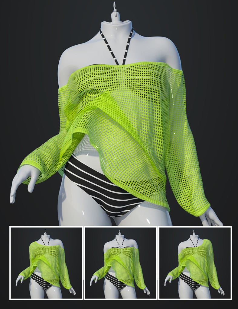 dForce SU Sunscreen Clothing for Genesis 9