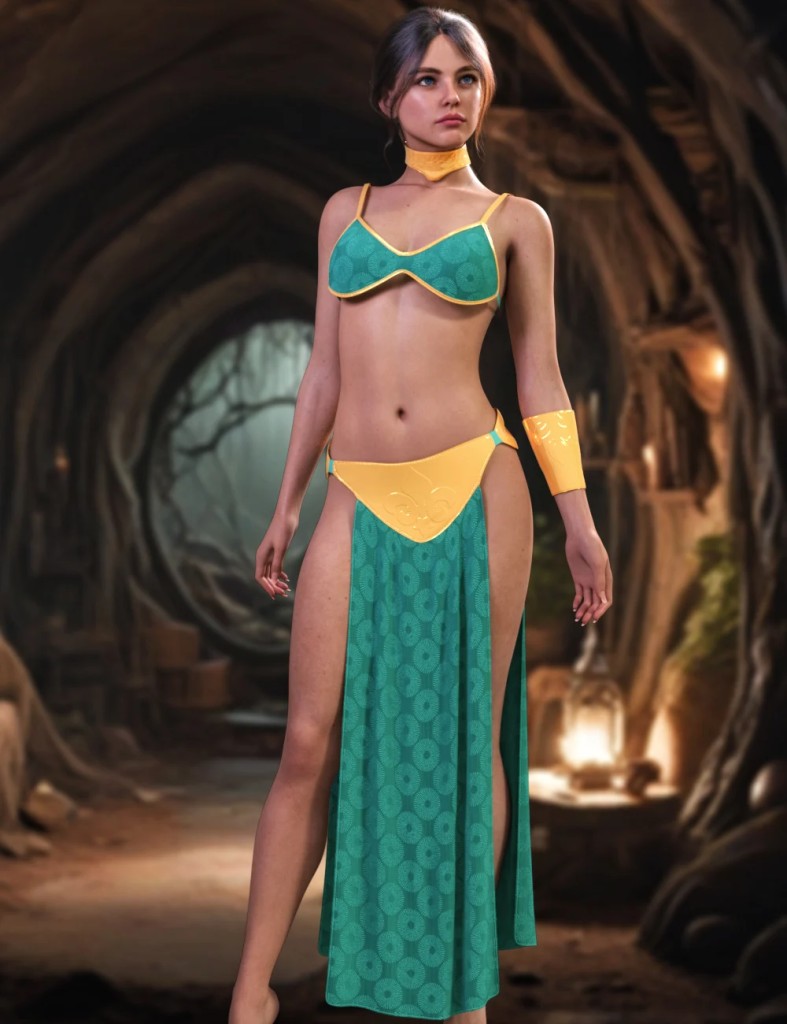 JMR dForce Lilian Costume for Genesis 9 and 8 Female