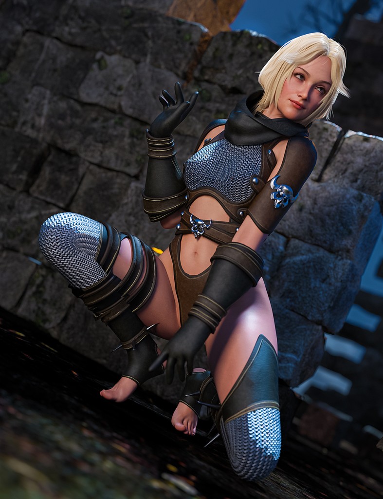 Thornmail Warplate Hero Bundle for Genesis 9 and 8, 8.1 Females