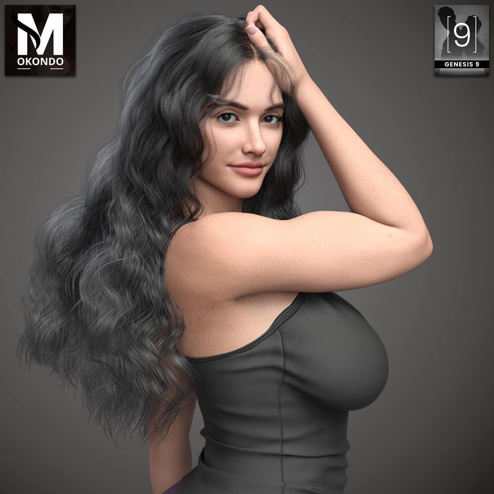 MOK Donnena for Genesis 9 ( 8K + Smile Expressions )