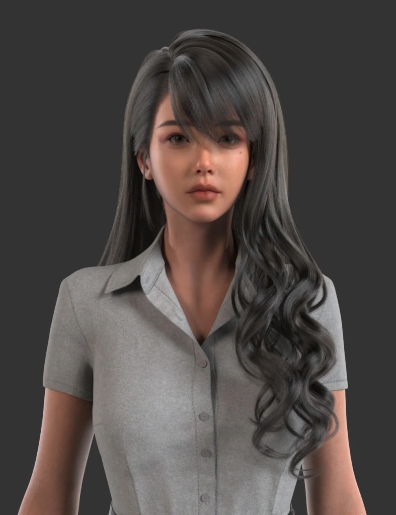 XYZ Half Hair for Genesis 9