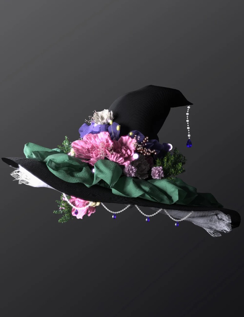 Floral Witch’s Hat