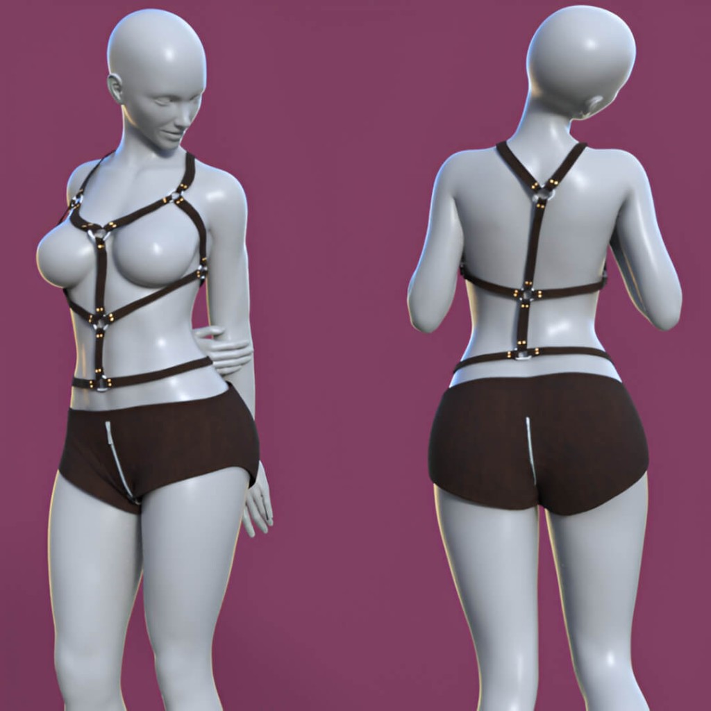 Naughty GF 2 Set for Genesis 8 Female