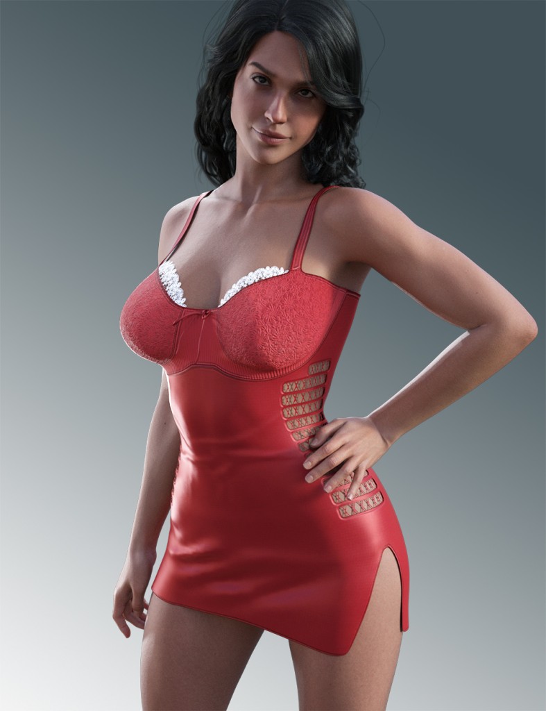 dForce Elegant Short Dress for Genesis 9