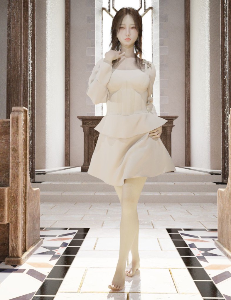 dForce EG Multi-style Skirt Set for Genesis 9