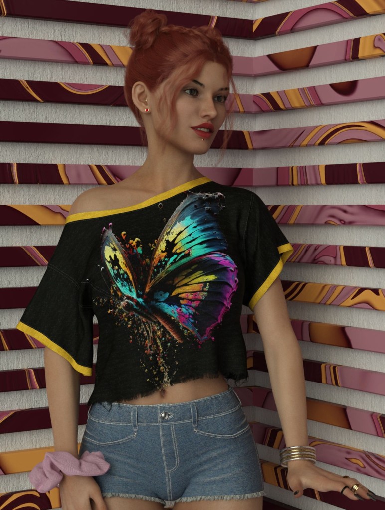 DA-Statements for dForce Oversized Maxine Tee by Sveva