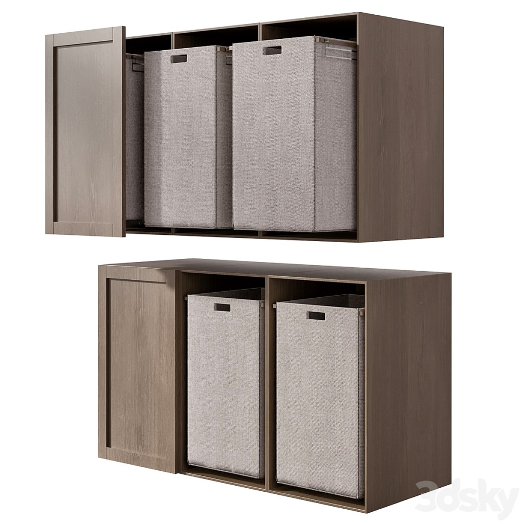 Laundry Pullout Organizer Cabinet No5