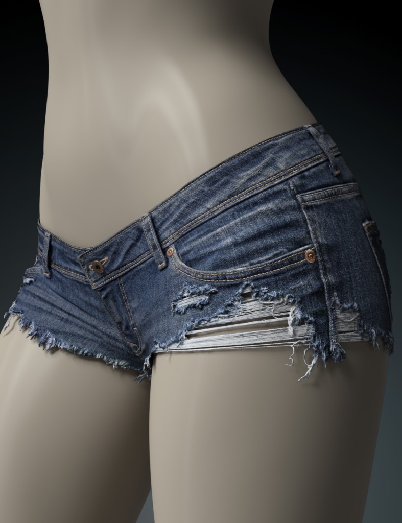 Ripped Shorts 2 for Genesis 9