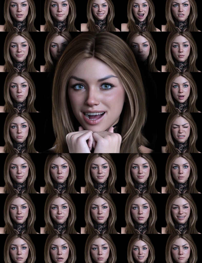 P3D 100 Natural Expressions Mega Pack 2 for Genesis 9