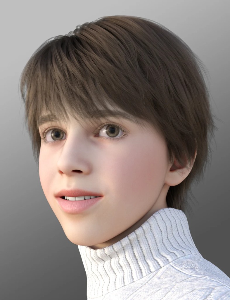 CNB Layered Short Hair for Genesis 9