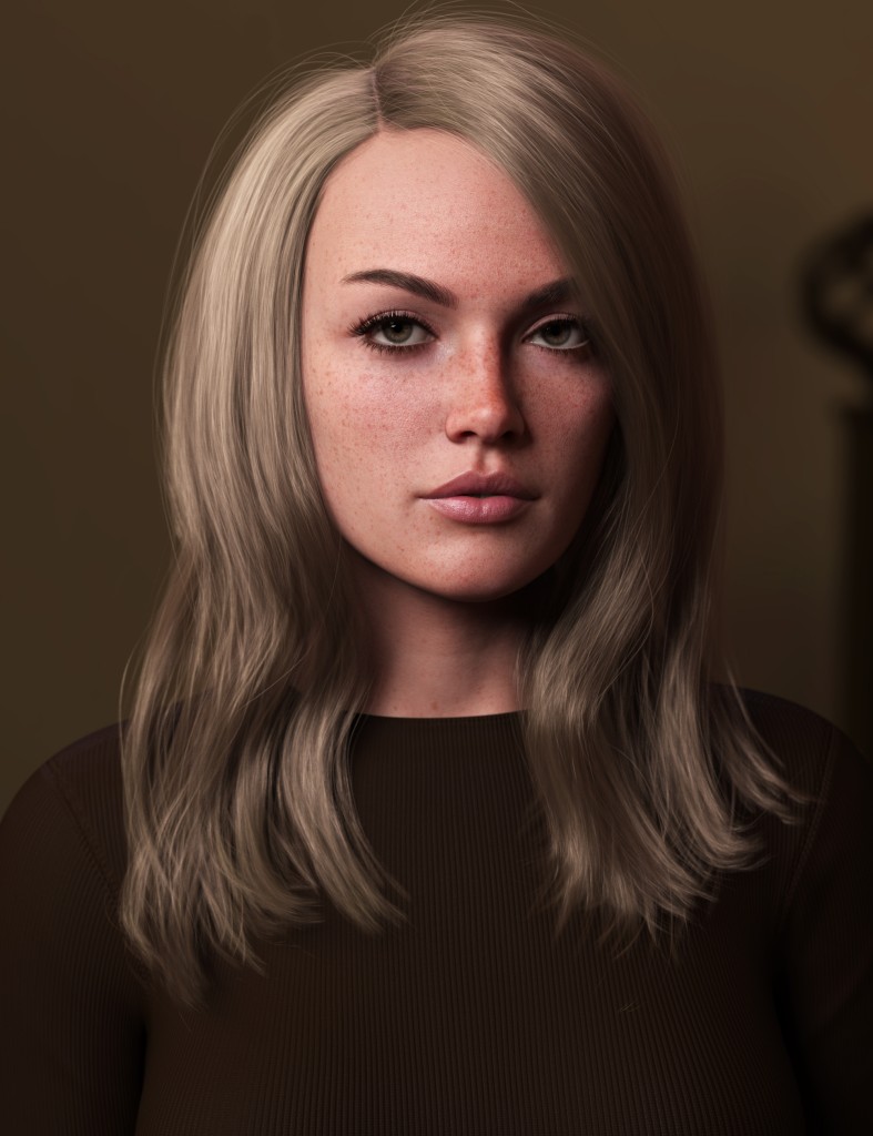 Autumn Style Long Hair for Genesis 9