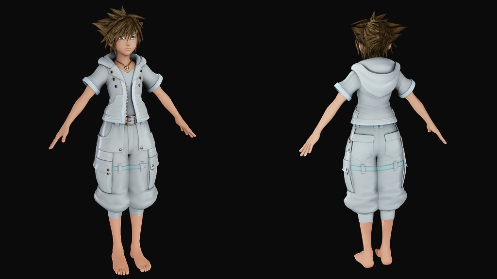 Sora KH3 (Pure White) Premium for Blender 3