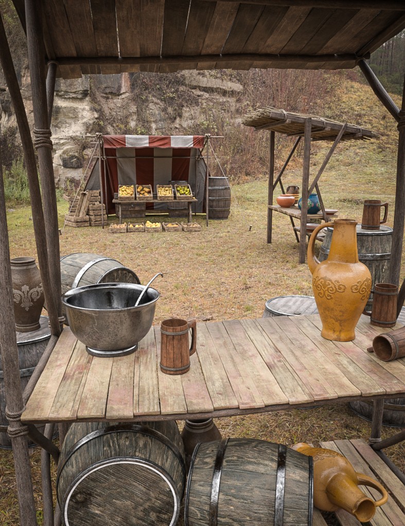 Medieval Market Stall Bundle