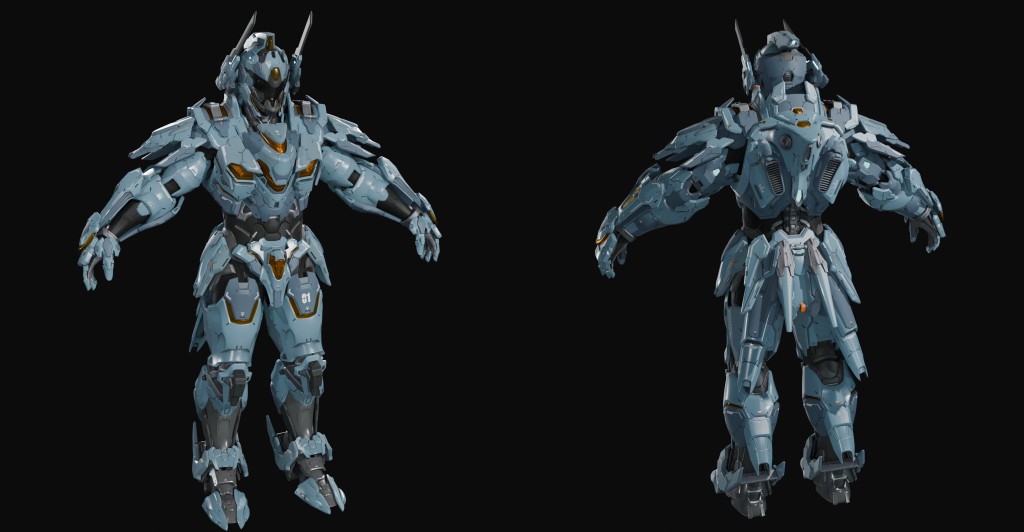 Ajax Dominator 02 Evo III Premium for Blender 4.x