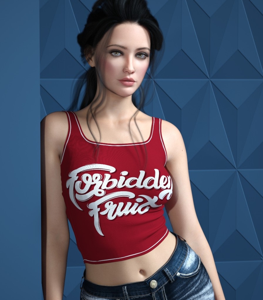 7th Ave: dForce Straps Tank for Genesis 8Fs and G9